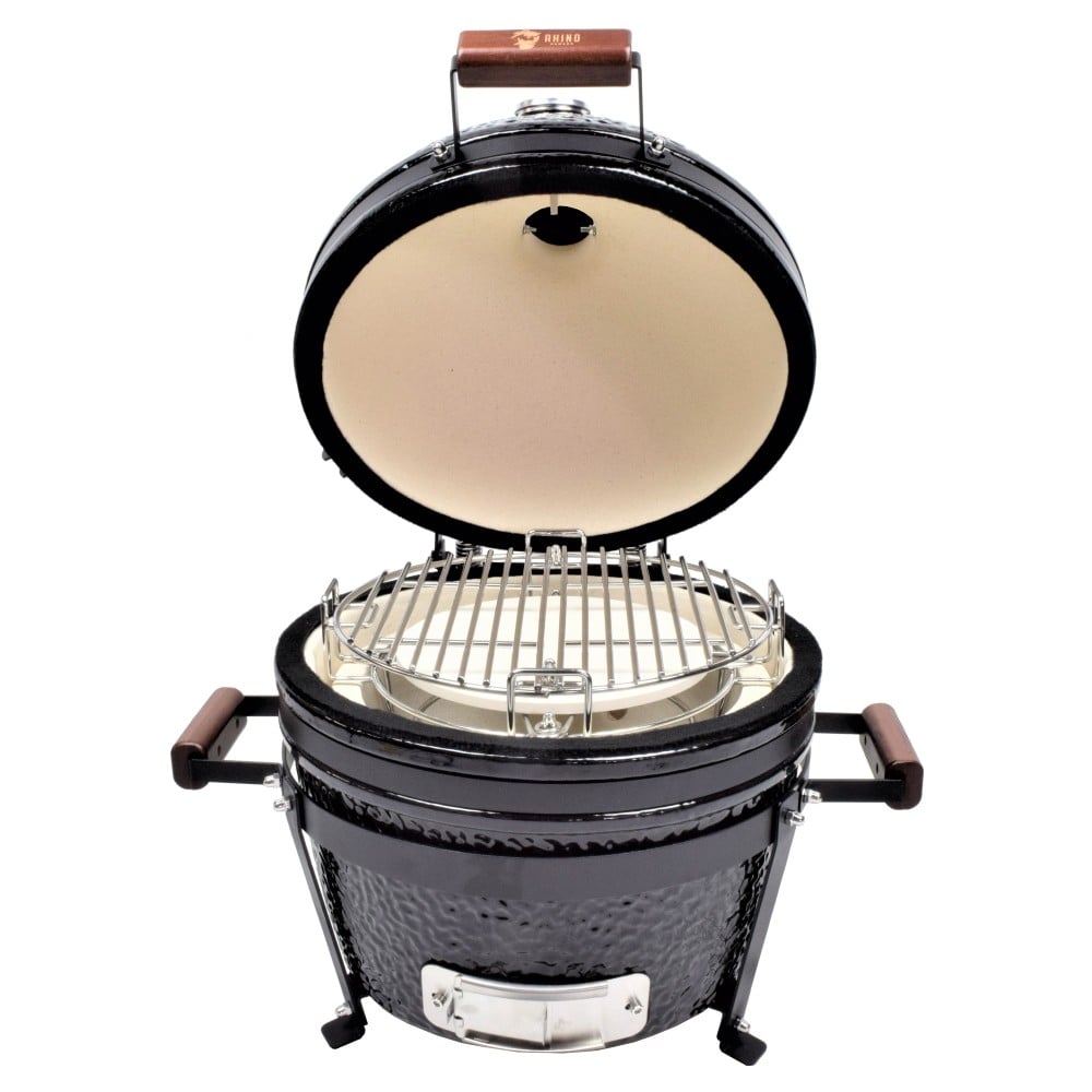 Kamado Rhino S Grigio per cottura esterna