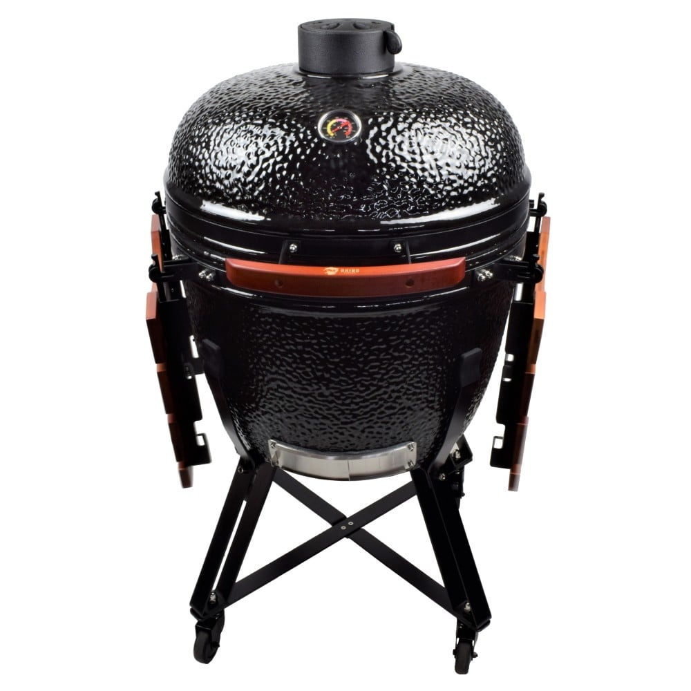 Kamado XL Nero Rhino per cottura da esterno