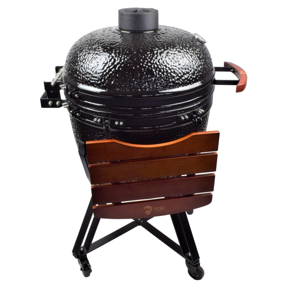 Kamado XL Nero Rhino per cottura da esterno
