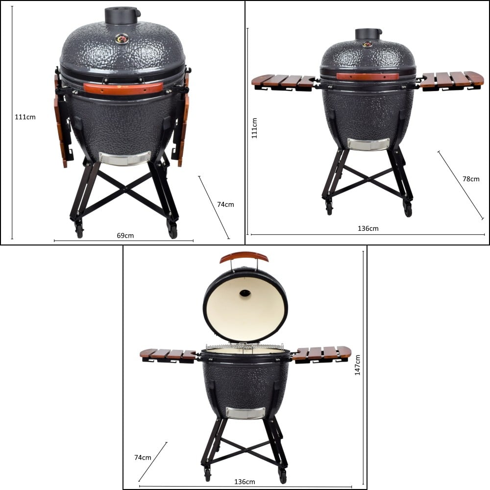 Rhino Kamado XL grigio