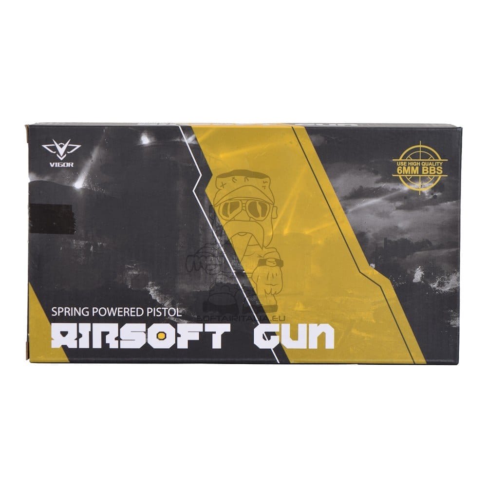 Pistola a molla S Series nera