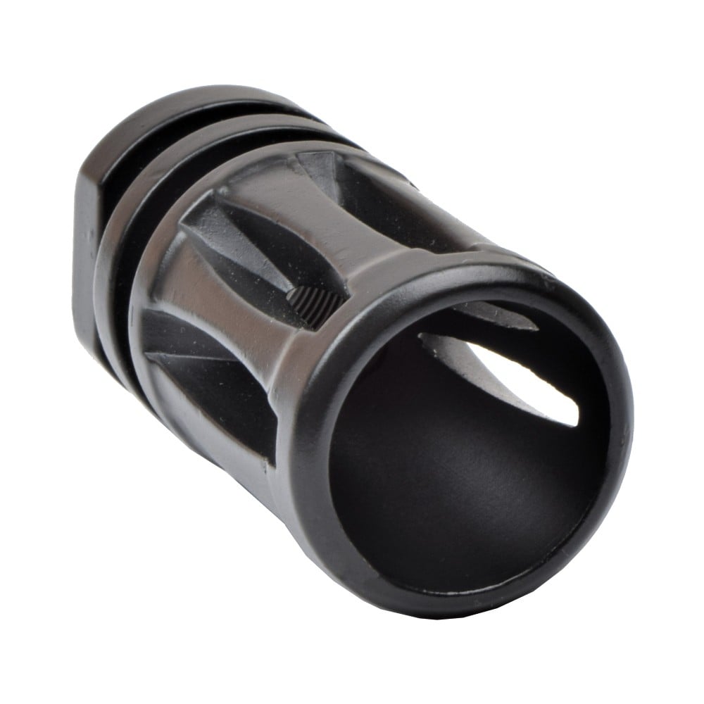 Spegnifiamma in metallo con filetto 14mm orario, nero