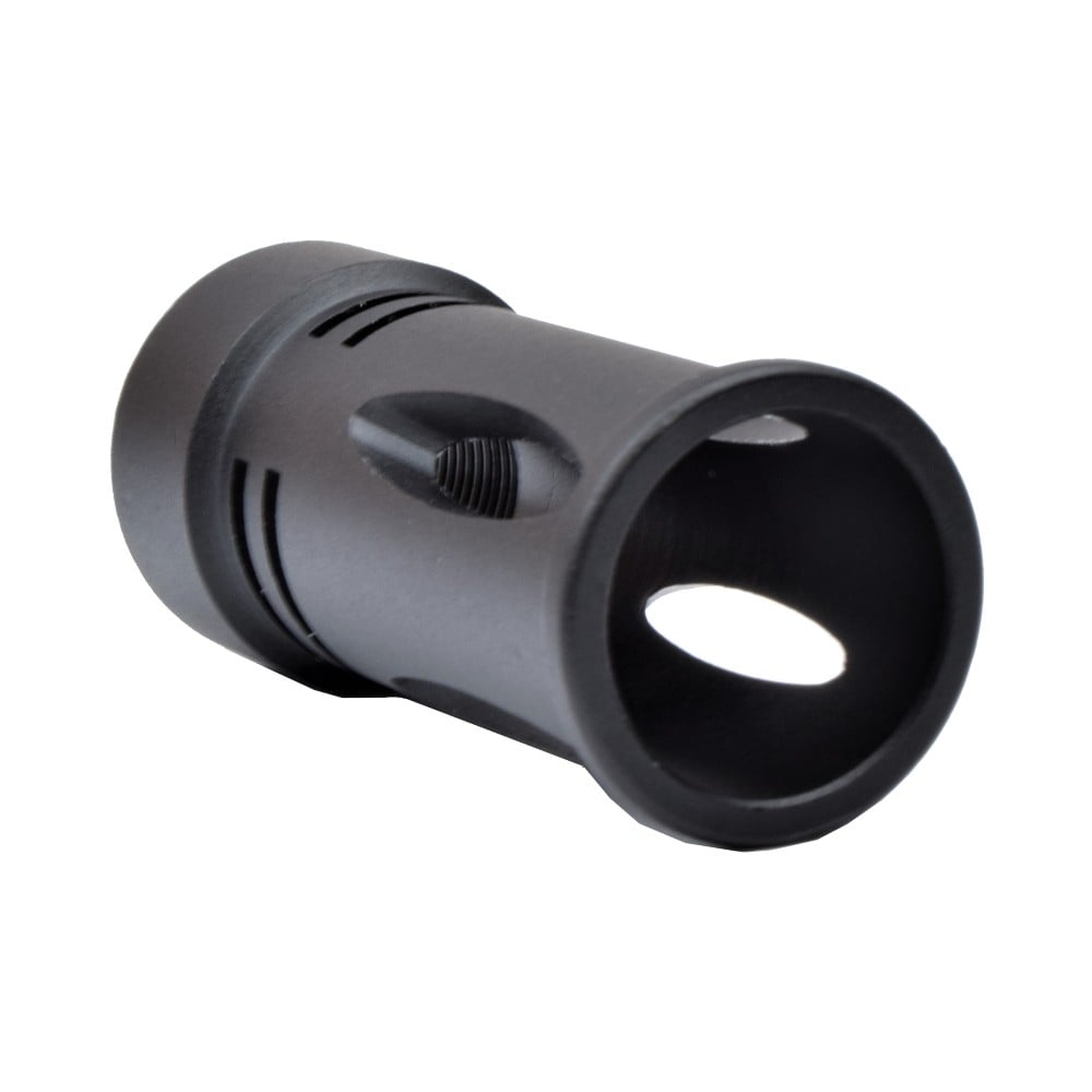 Spegnifiamma in metallo con filetto 14mm antiorario nero