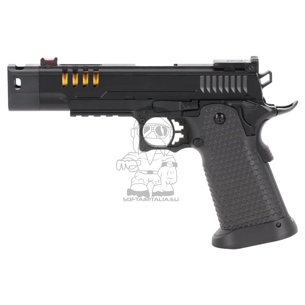 Pistola a gas SA-VGP23 Vapor nera e oro di SPECNA ARMS