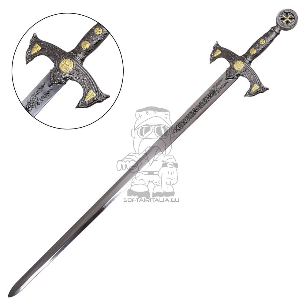 Spada templare ornamentale