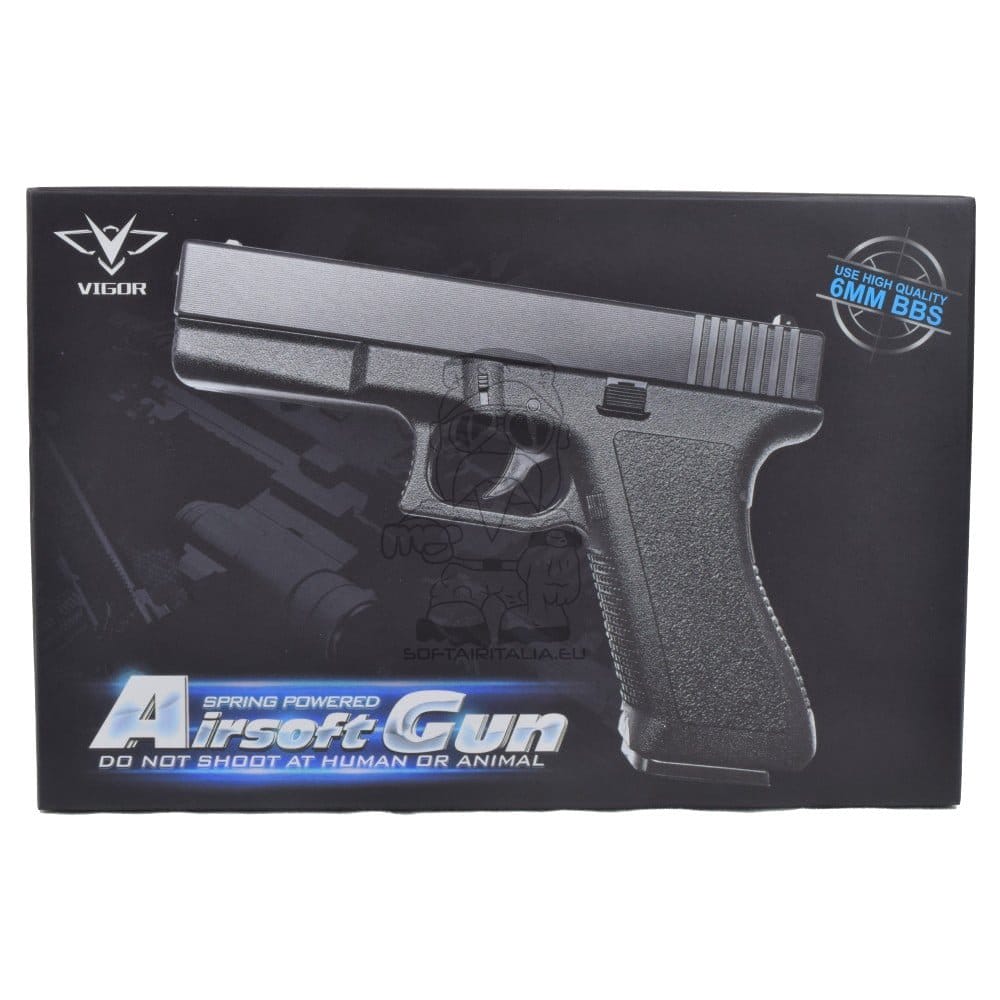Pistola a molla Vigor in plastica