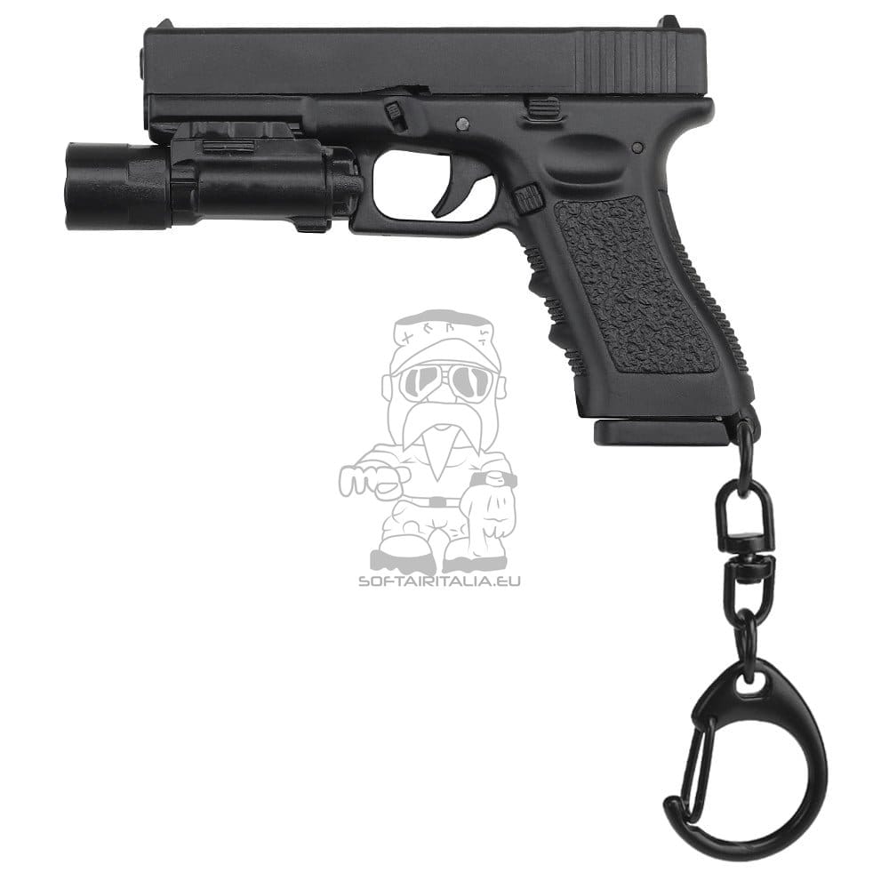 Portachiavi replica arma scala 1:4 con caricatore estraibile di WOSPORT