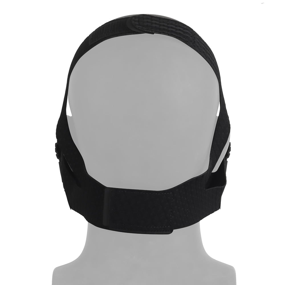 Mezza maschera Scorpion nera di WOSPORT