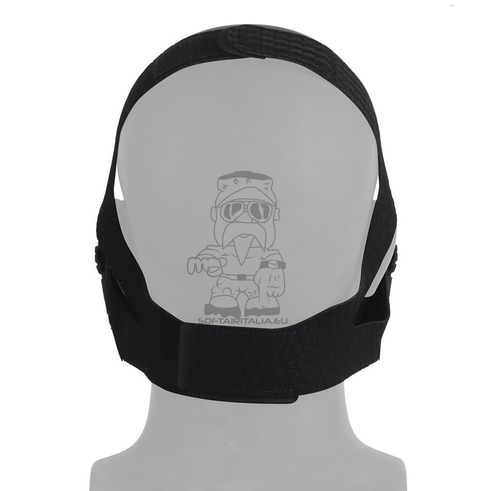 Mezza maschera Scorpion nera di WOSPORT