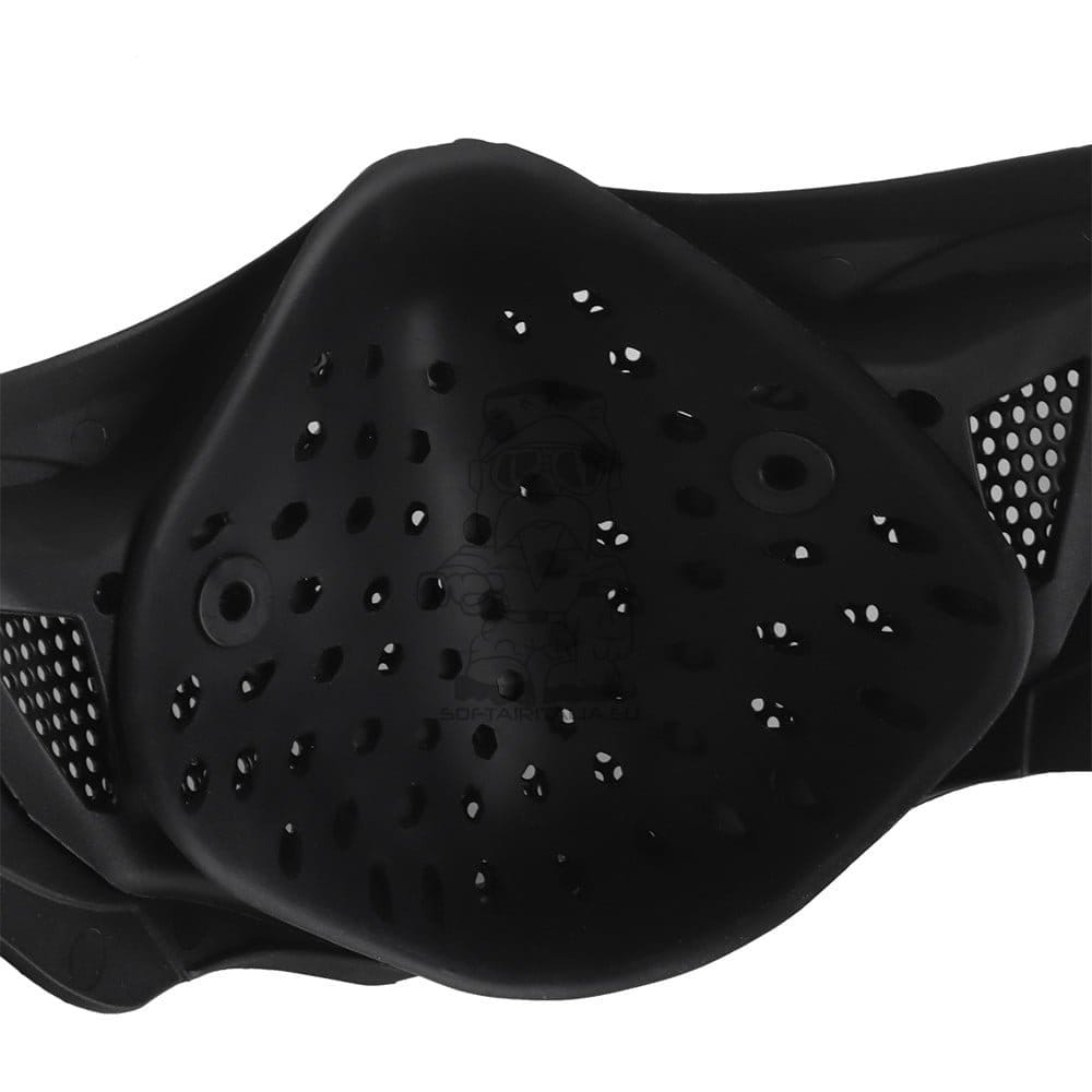 Mezza maschera Scorpion nera di WOSPORT