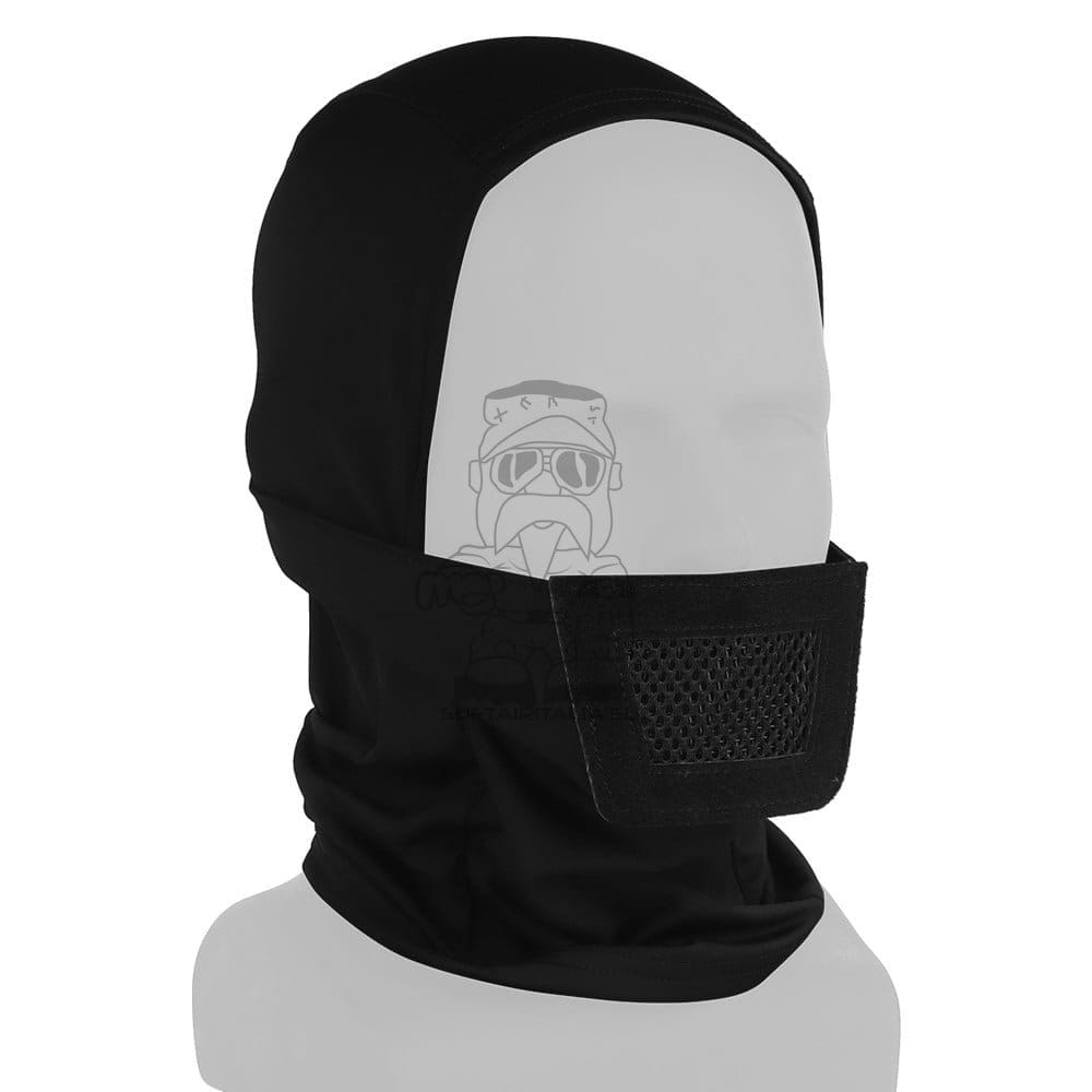 Passamontagna Knight Headgear nero di WOSPORT