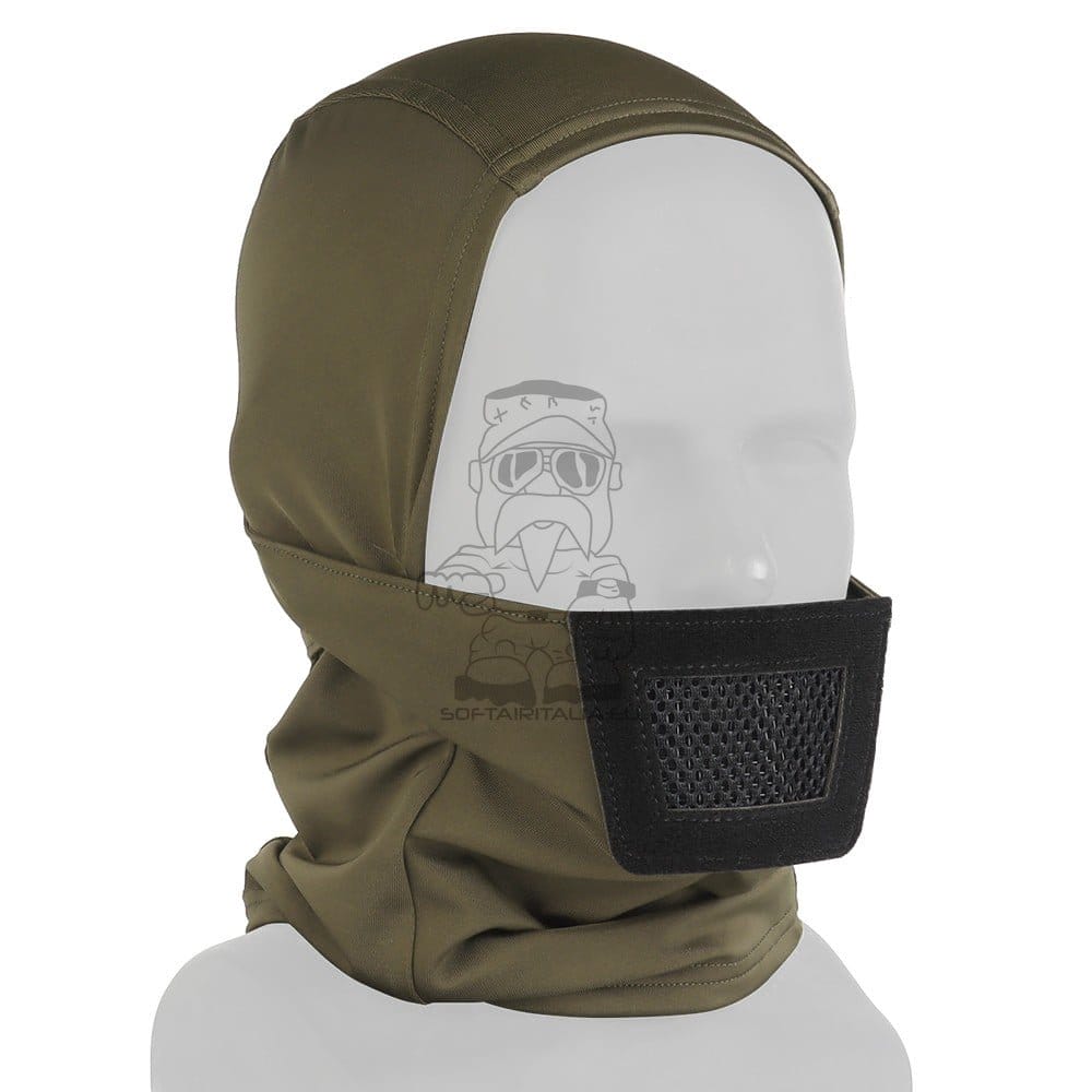 Passamontagna Knight Headgear olive drab di WOSPORT