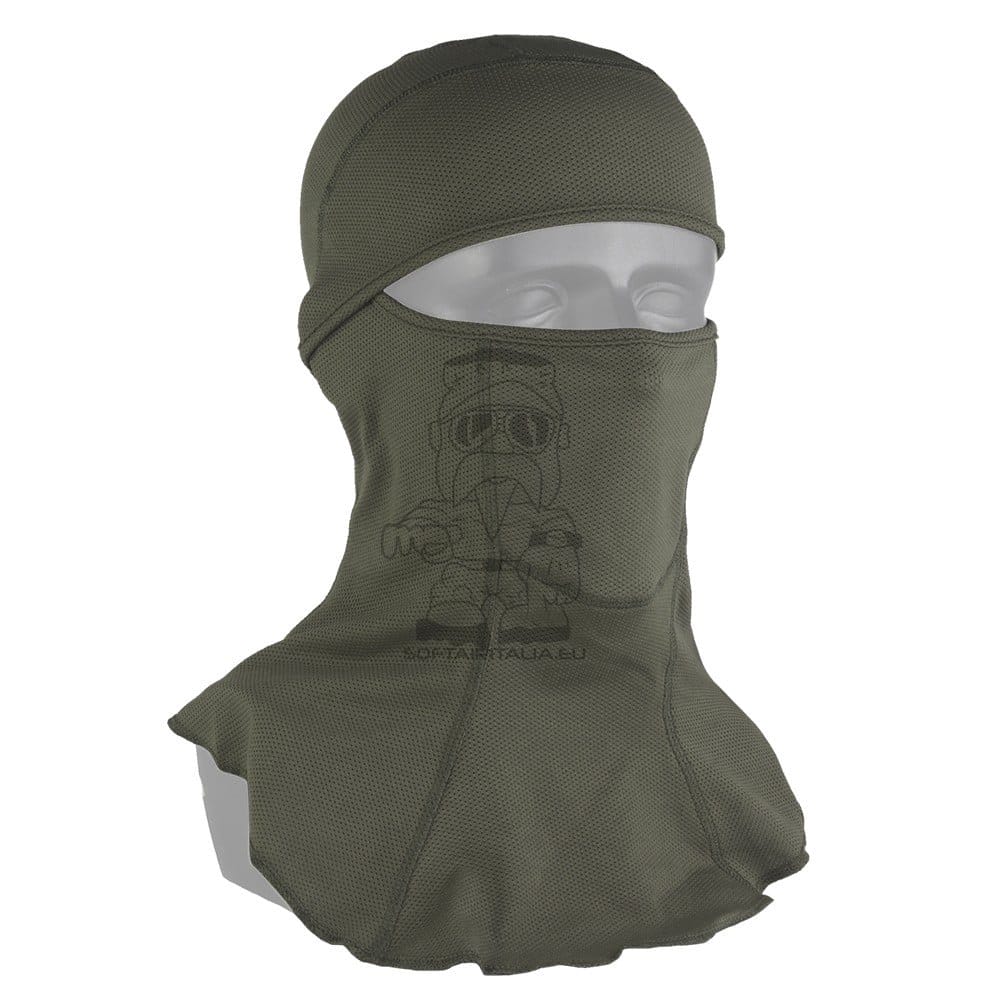 Passamontagna tattico traspirante taglia L Olive Drab di WOSPORT