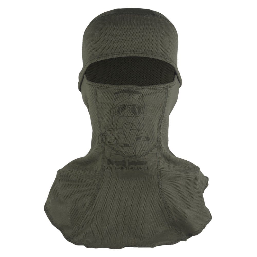 Passamontagna tattico traspirante taglia M Olive Drab di WOSPORT