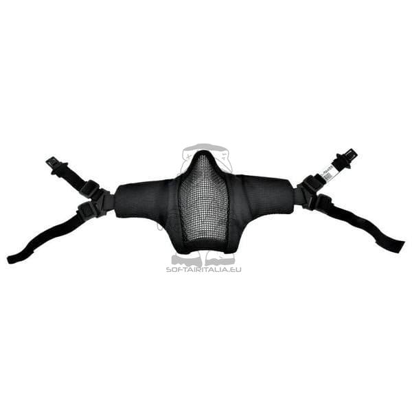 Maschera con griglia in metallo nera di WOSPORT