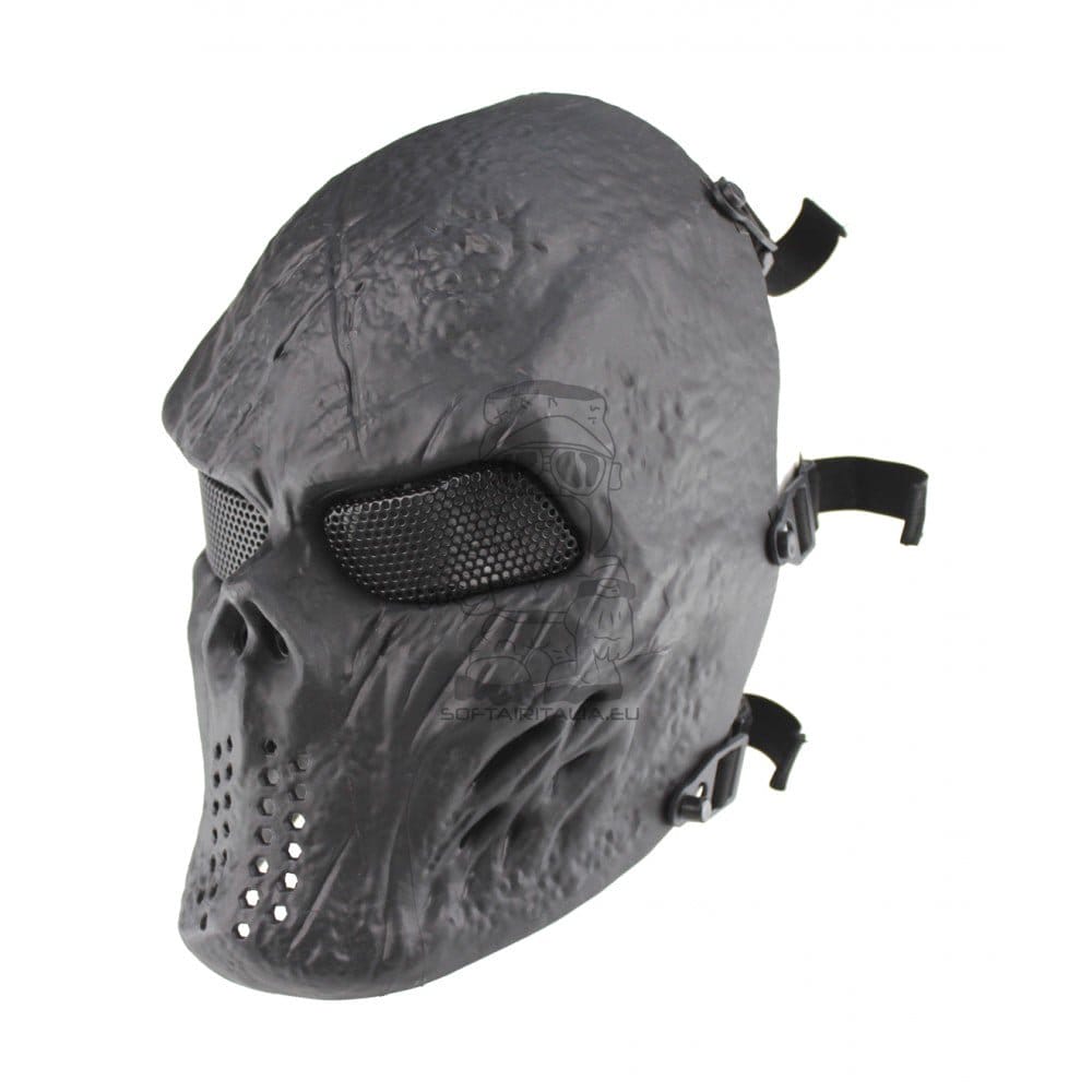 Maschera Blooded Skull nera di WOSPORT