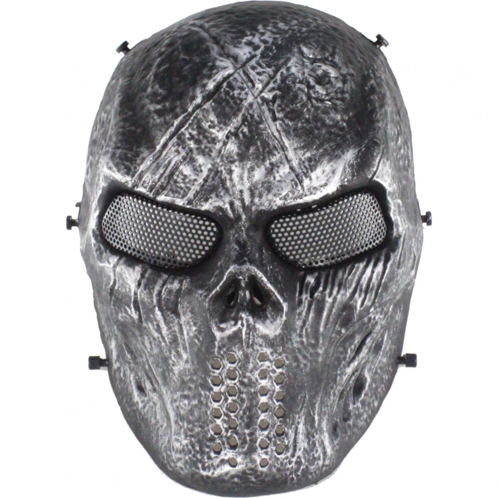 Maschera Blooded Skull nero e silver di WOSPORT