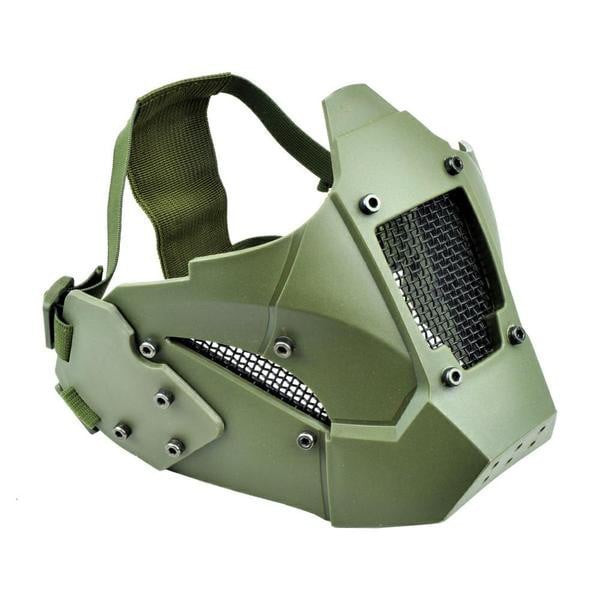 Maschera Iron Warrior verde di WOSPORT