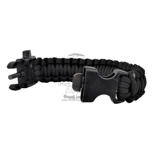 Braccialetto survival 3 in 1 nero