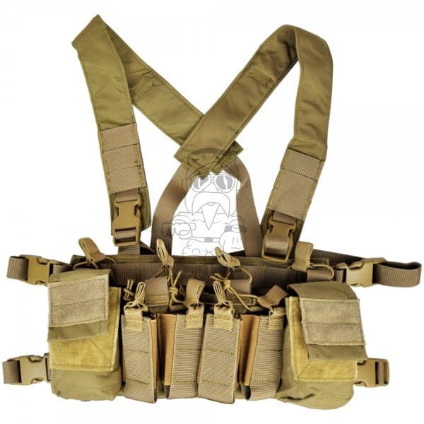 Gilet tattico multifunzione Tan di WOSPORT