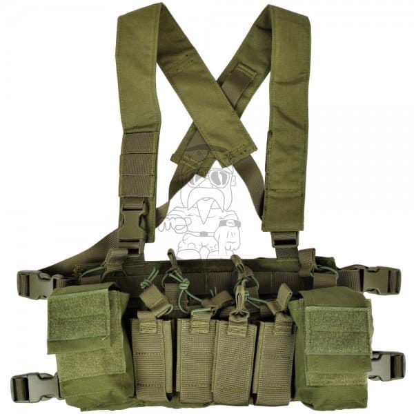 Gilet tattico multifunzione Olive Drab di WOSPORT