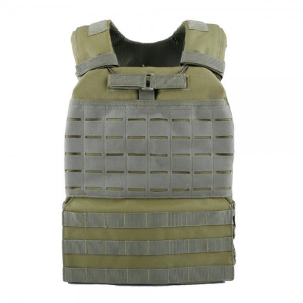 Gilet tattico Plate Carrier Olive Drab di WOSPORT