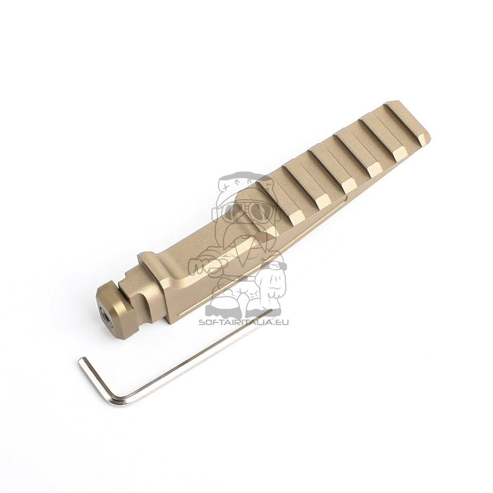Slitta 20mm per supporti micro Dark Earth di WADSN