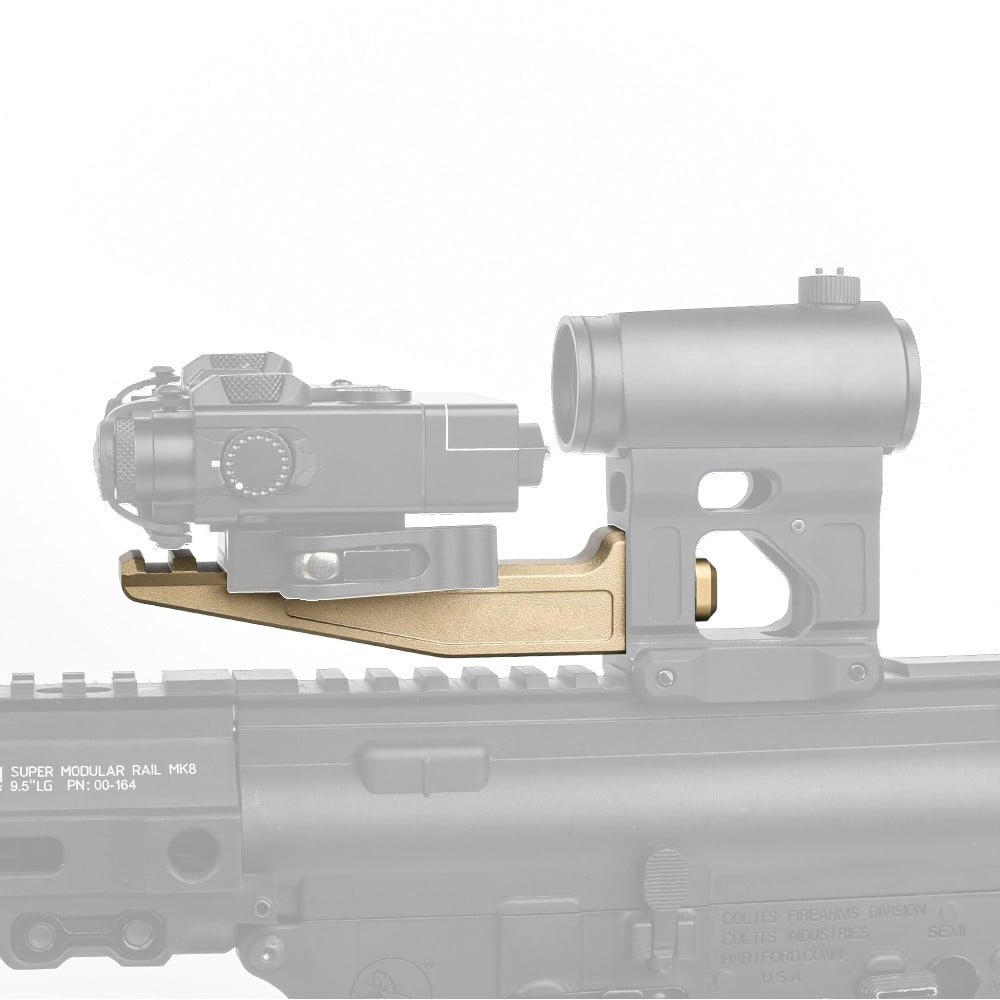 Slitta 20mm per supporti micro Dark Earth di WADSN