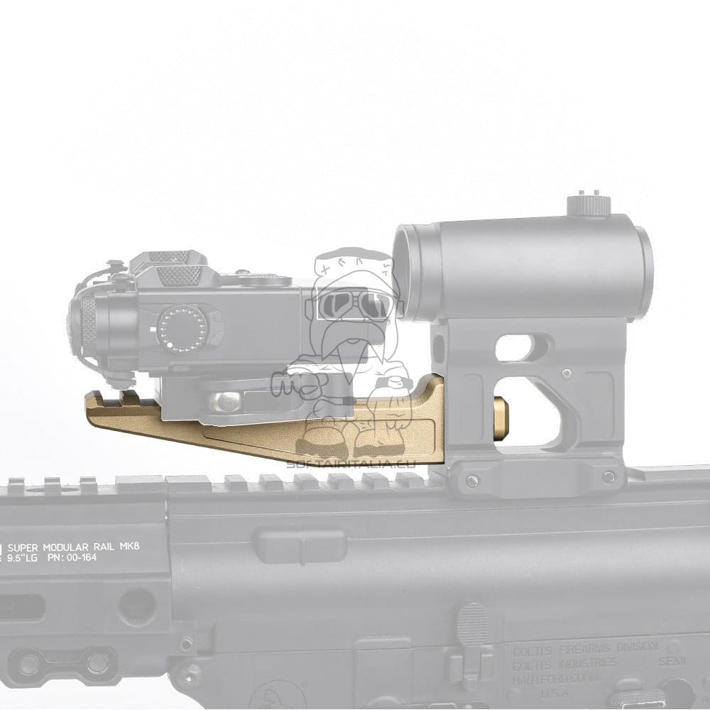 Slitta 20mm per supporti micro Dark Earth di WADSN