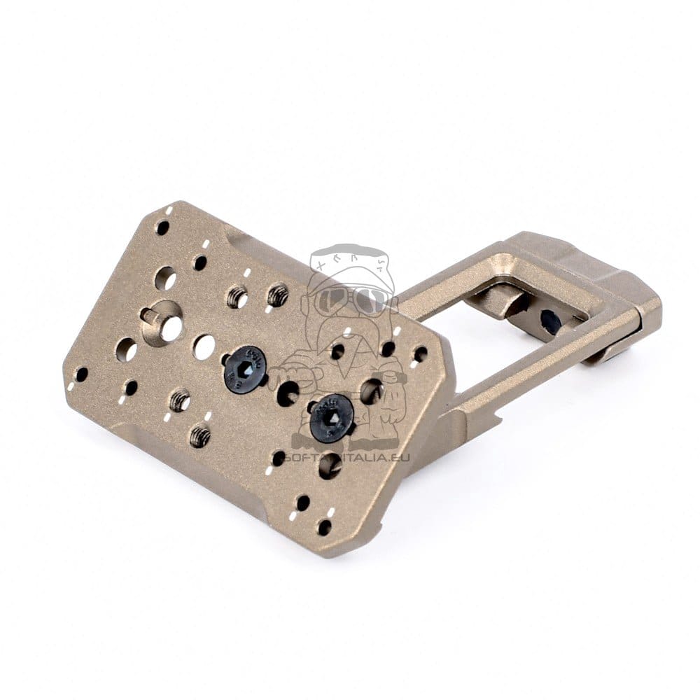 Attacco laterale 45 gradi per Red Dot T1, T2, RMR Dark Earth di WADSN