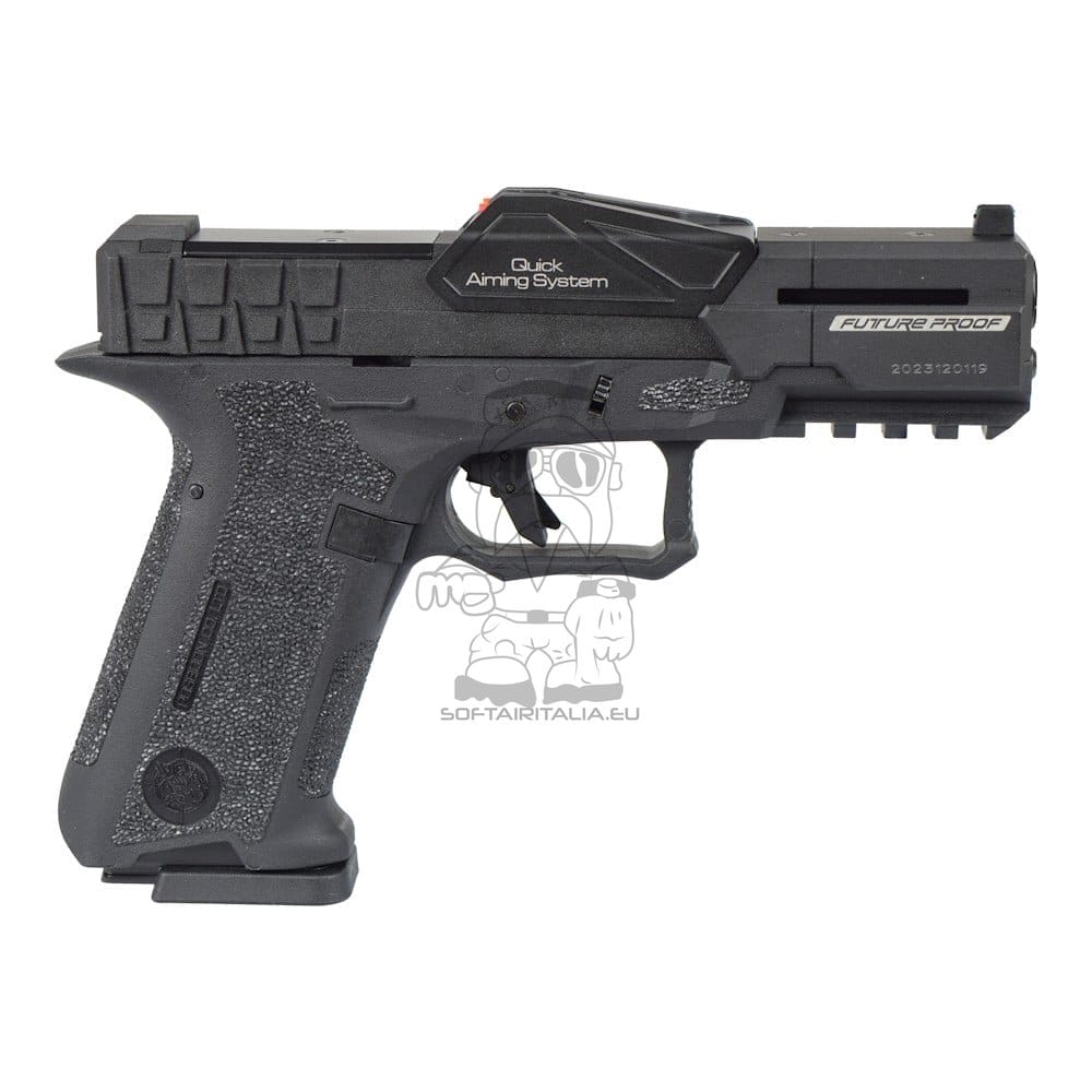 Pistola a gas XO-P1 scarrellante nera