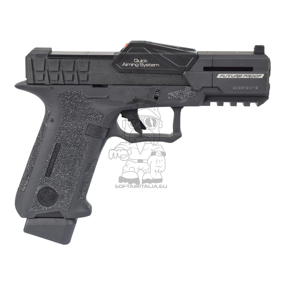 Pistola a gas XO-P1 scarrellante nera