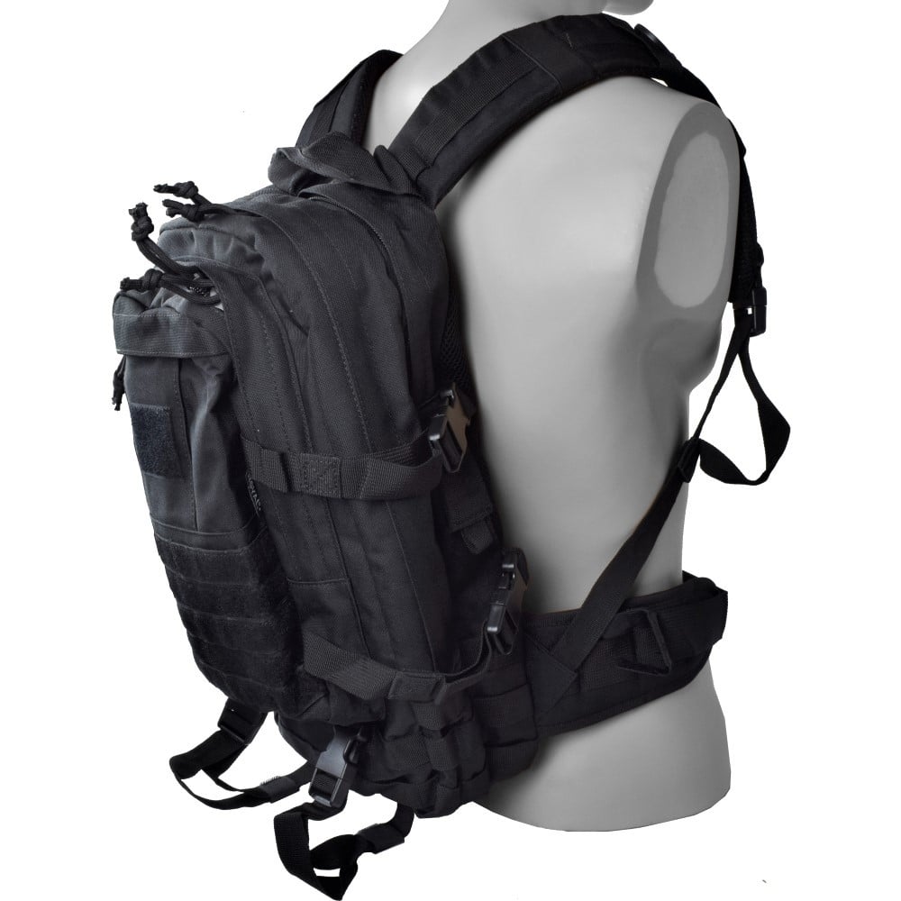 Zaino tattico 45L nero di ROYAL