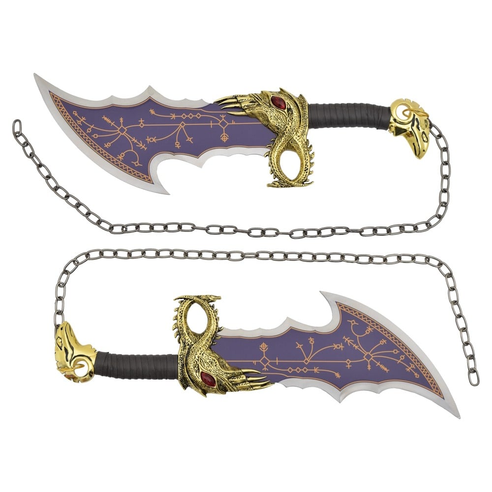 Pugnali ornamentali Blades of Chaos di Kratos - God of War