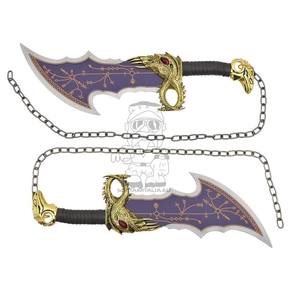 Pugnali ornamentali Blades of Chaos di Kratos - God of War