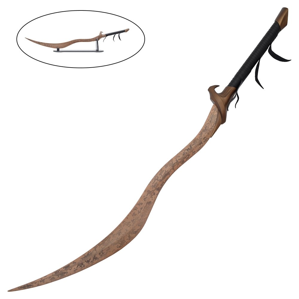 Spada ornamentale Greatsword Bloodhound's Fang di Elden Ring