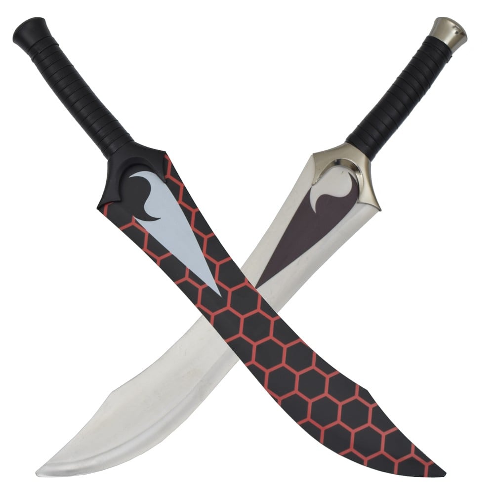 Coppia di Spade Ornamentali Yin Yang ispirate ad Archer (Fate)