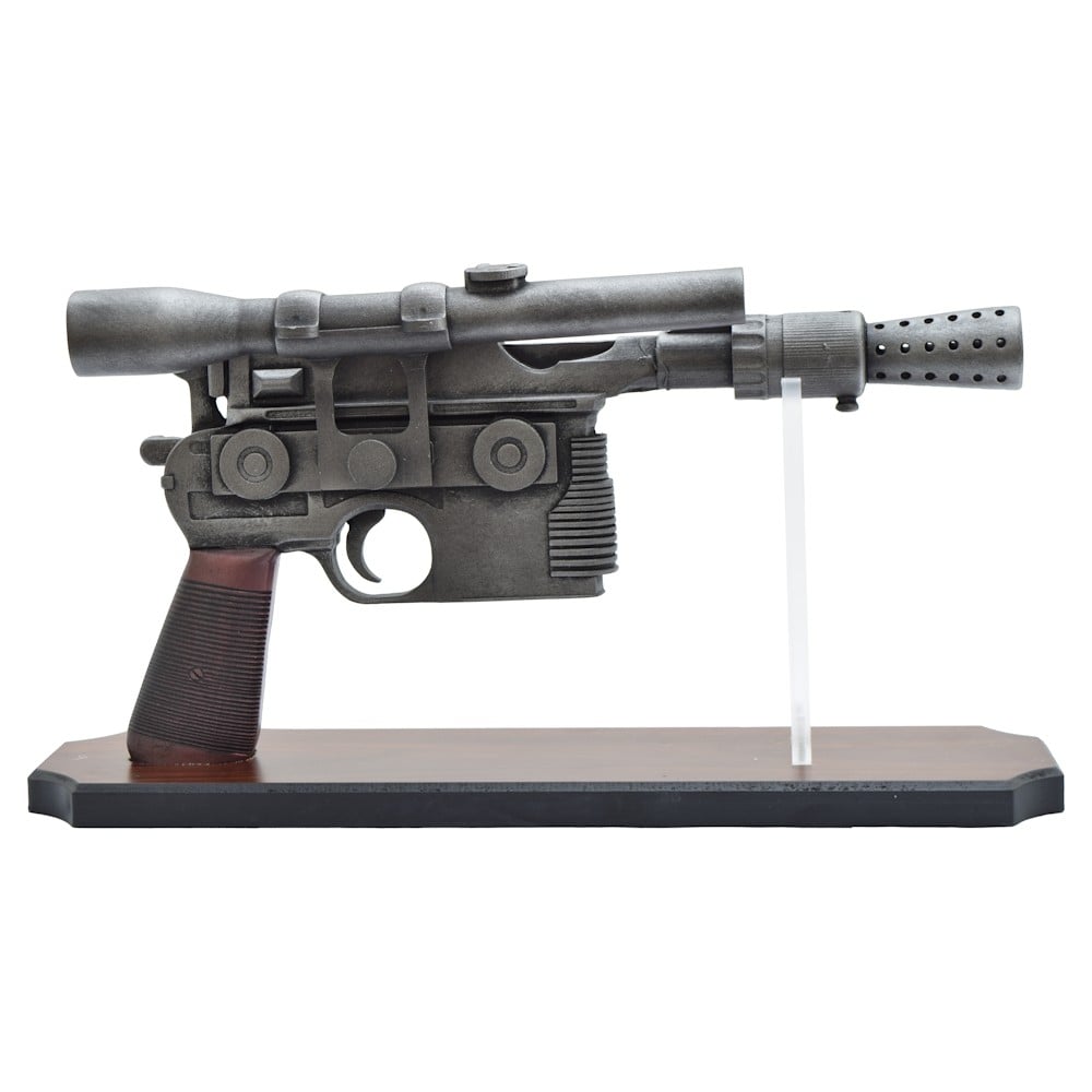 Pistola ornamentale ispirata alla pistola laser di Han Solo