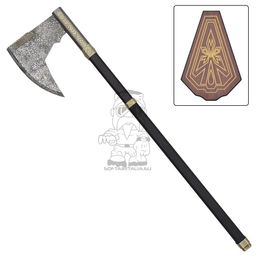 Ascia ornamentale barbuta ispirata a Gimli - Il Signore degli Anelli