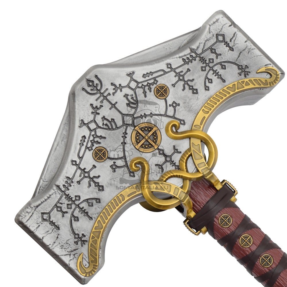 Martello ornamentale ispirato a Mjölnir di Thor (God of War)