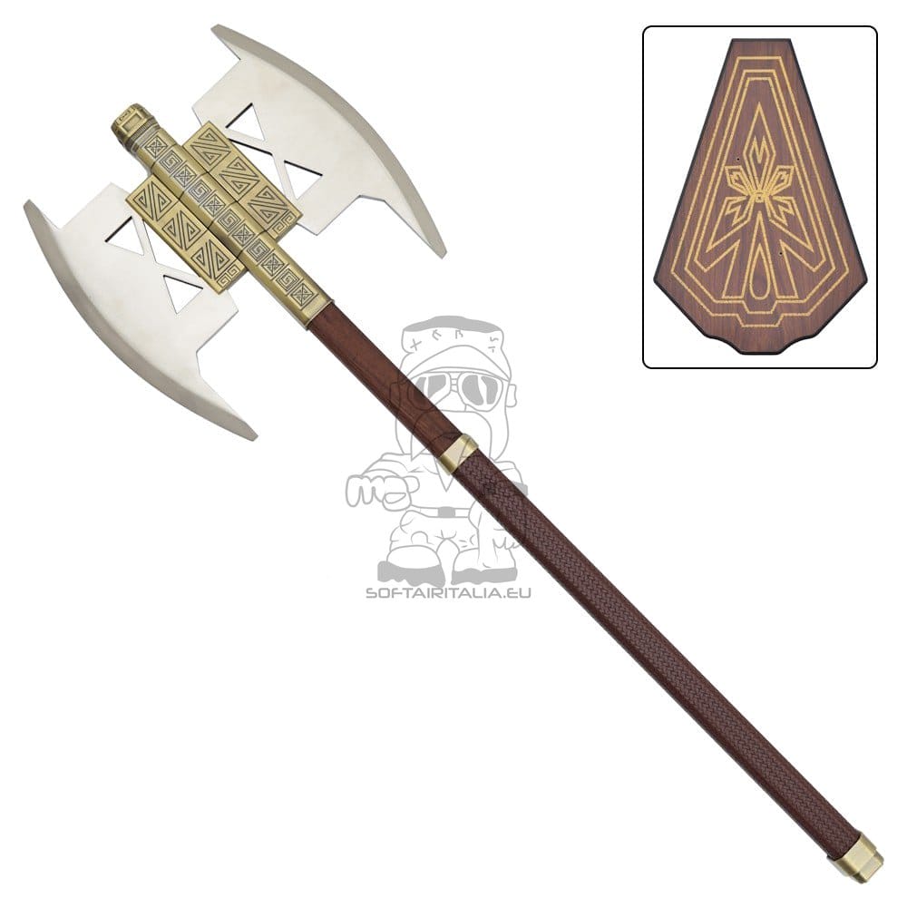 Ascia ornamentale ispirata a Gimli de Il Signore degli Anelli