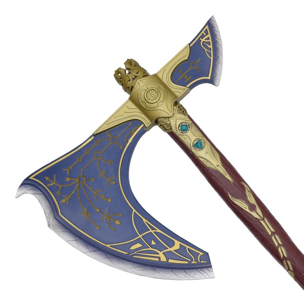 Ascia ornamentale ispirata alla Leviathan Axe di Kratos