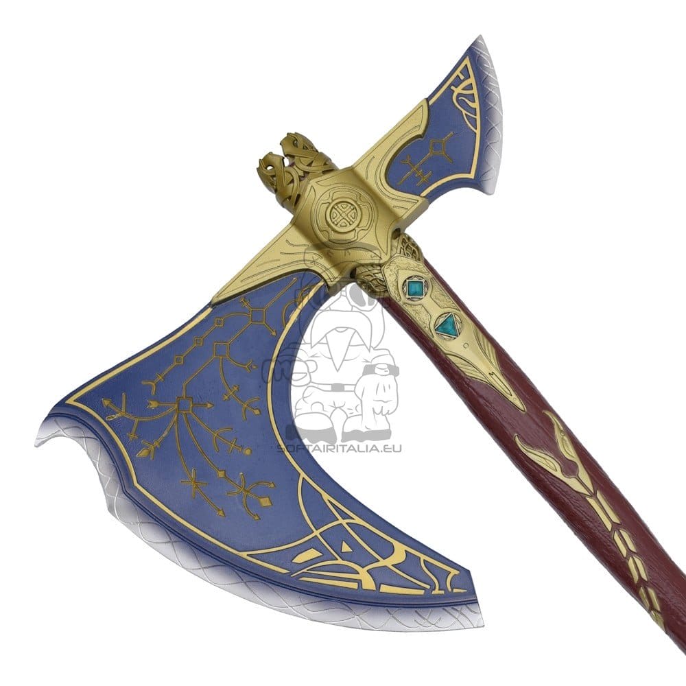 Ascia ornamentale ispirata alla Leviathan Axe di Kratos