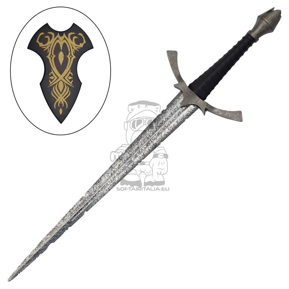 Pugnale ornamentale effetto damascato ispirato ai Nazgûl de Il Signore degli Anelli