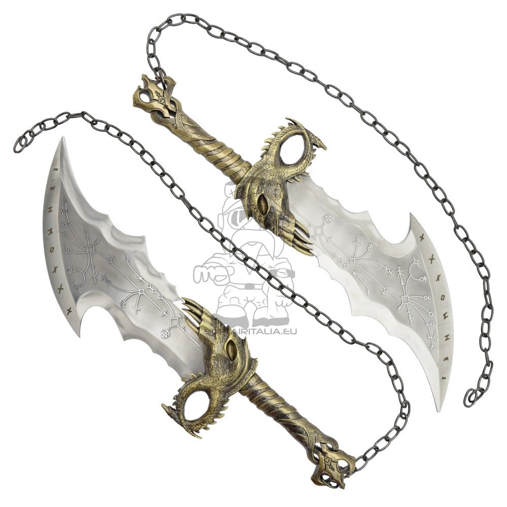 Pugnali ornamentali Blades of Chaos di Kratos - God of War