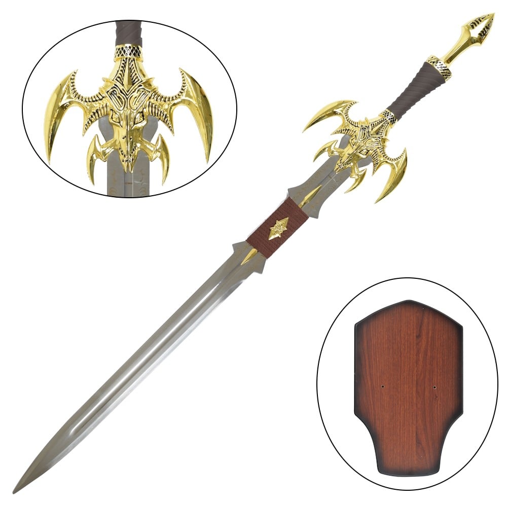 Spada ornamentale ispirata alla Dark Elf Agemmel di World of Warcraft