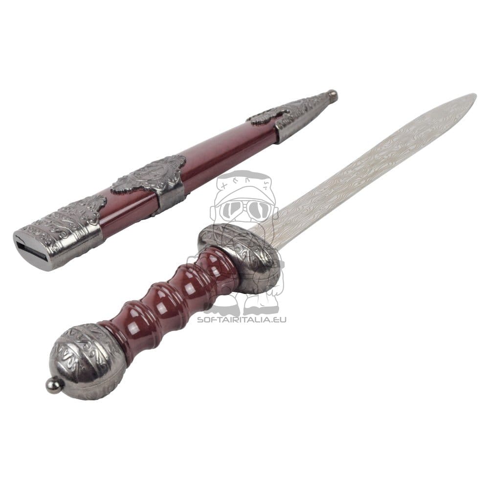 Pugnale ornamentale legno/argento di SCK