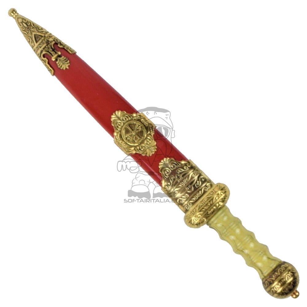 Pugnale ornamentale rosso/oro di SCK