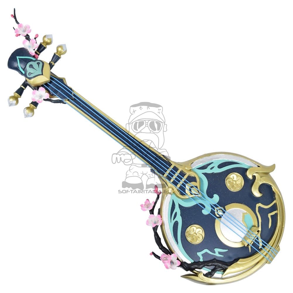 Liuto ornamentale ispirato a Huan Mei di Honkai: Star Rail