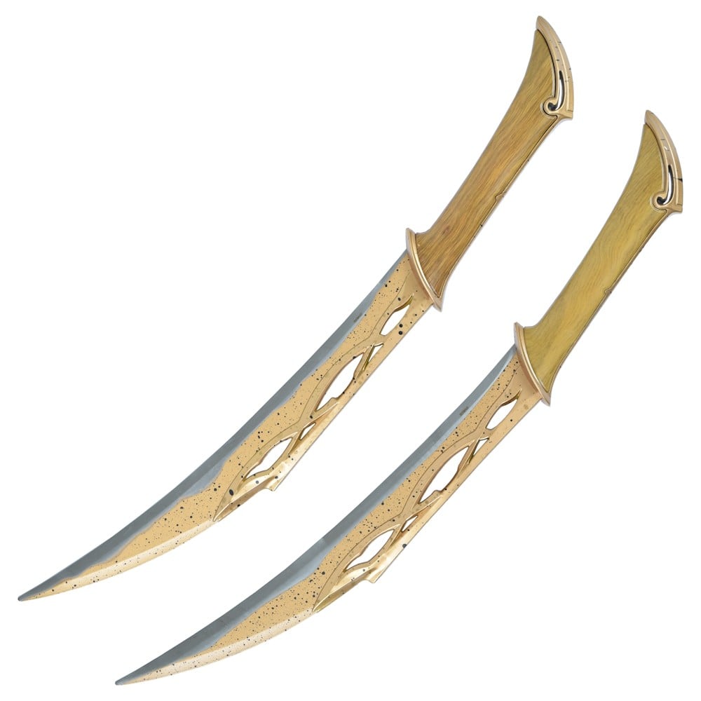 Coppia di pugnali ornamentali ispirati a Tauriel de Lo Hobbit